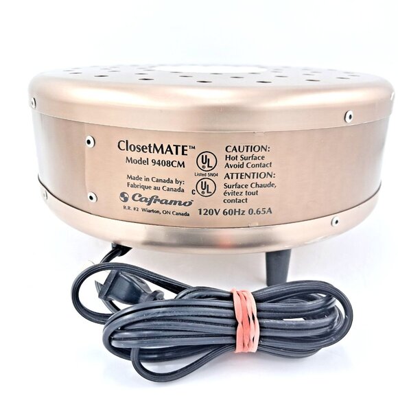 Caframo Closet Heater Model 9408CM-Keep Moisture Out-Prevent Mildew - Picture 4 of 10